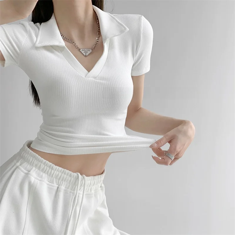 

Sexy Long Sleeve Knitted Shirt Women's Base Layer T-shirt Top for Seasonal Wardrobe Transient Big Brand Withdrawn Tag