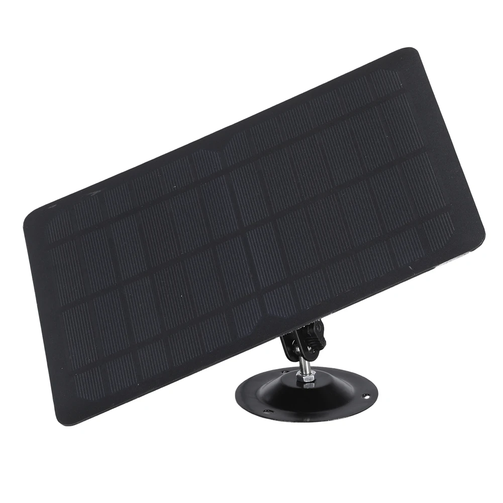 

5V 10W Solar Panel IPX6 Waterproof Outdoor Camera Solar Panel 360° Adjustable Mounting Solar Cell Panel for Camera