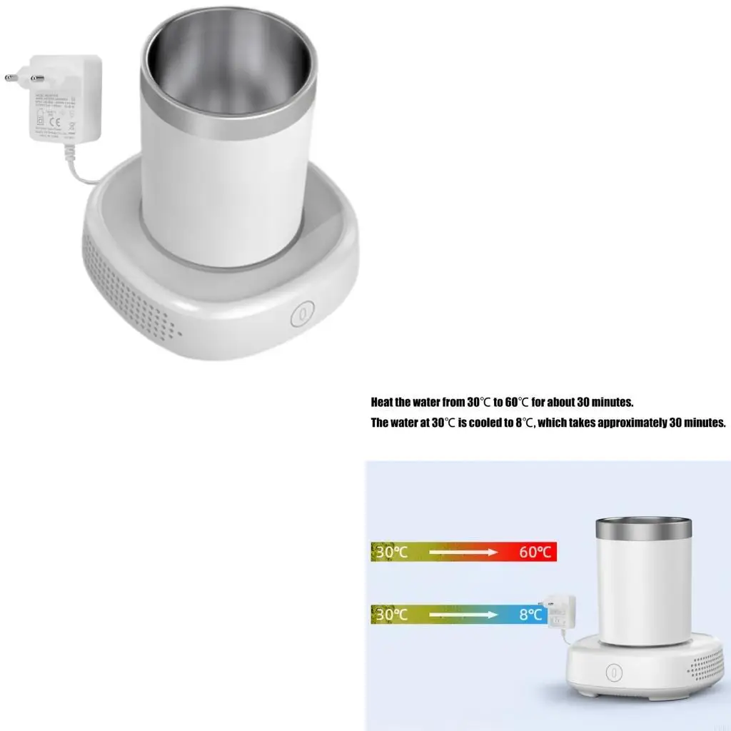 

Multifunctional Beverage Chiller Cup Intelligent Refrigeration/Heating/Office Warm and Cold Cup Quick Cooling Mug