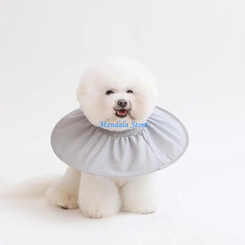 

U2JC Comfortable Protective Collar Soft Lovely Cats Collar Pet Elizabethan Collar for Post Surgeries Use