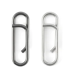 20/40pcs Quick Change Fishing Speed Clips Power Clip Snap Connector Stainless Steel Fast Link for Barrel Swivel Lure Hook