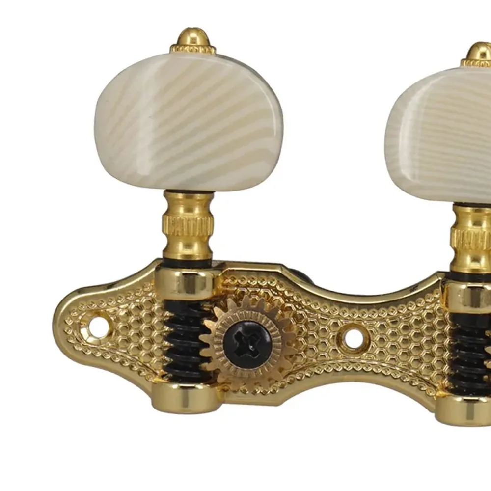 1:18 Classical Guitar Tuning Pegs Three-String Triple-neck Guitar Tuning Pegs String Tension Adjustment Knob String Holder