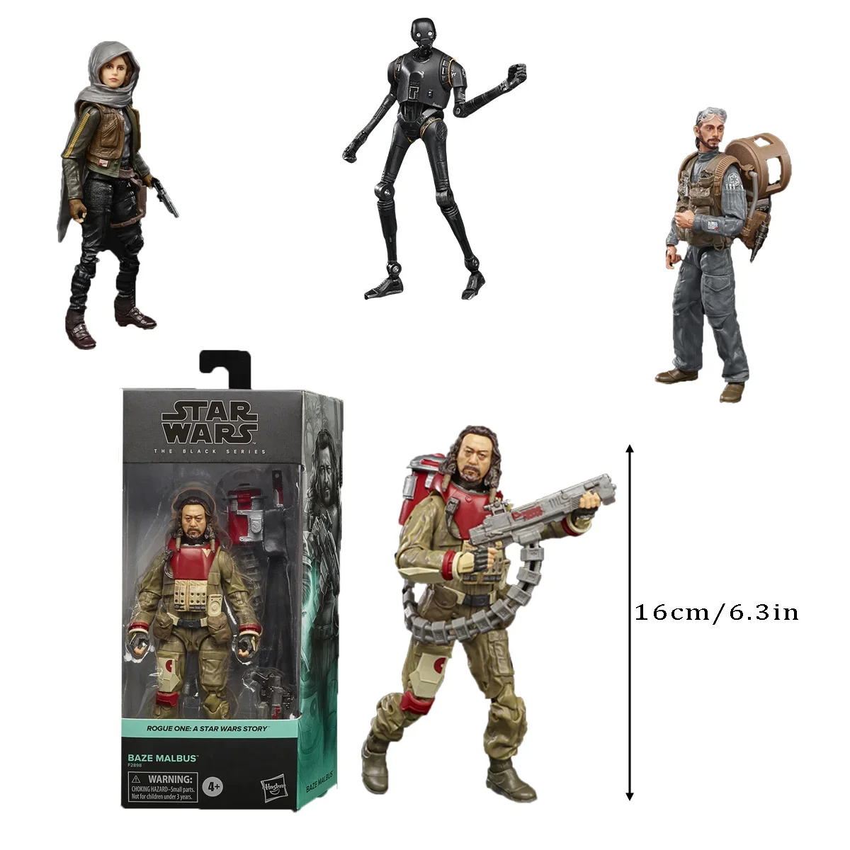 Hasbro STAR WARS Original Series Scale Rogue One Galen Yen Dan Jiang Wen Bodhi Cassian 6inch Action Figure Model Toys Hobby Gift