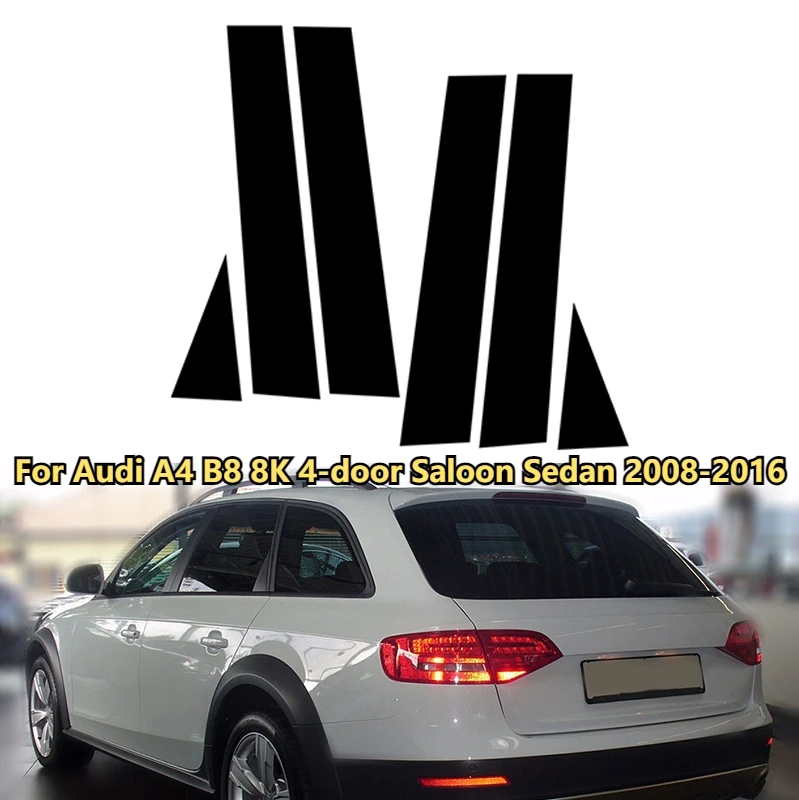 

Window Door Column B C Pillar Post Cover Trim For Audi A4 B8/8K A6 C7 4G Q3 SUV F3 Q5 8R Decoration Stickers