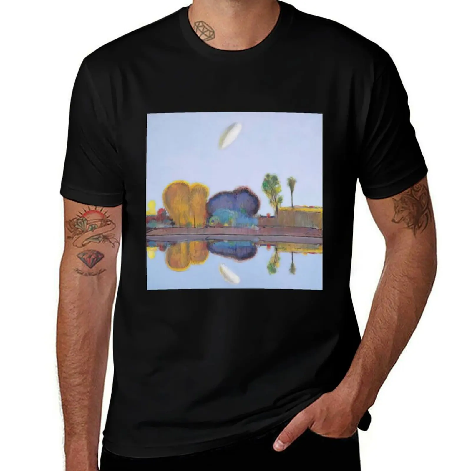 Wayne Thiebaud T-Shirt Sports Casual Short Sleeve Cotton Tee