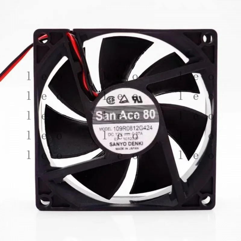 

CC for Sanyo 109R0812G424 8025 DC12V 0.37A 8CM 2-Wire Inverter Cooling Fan