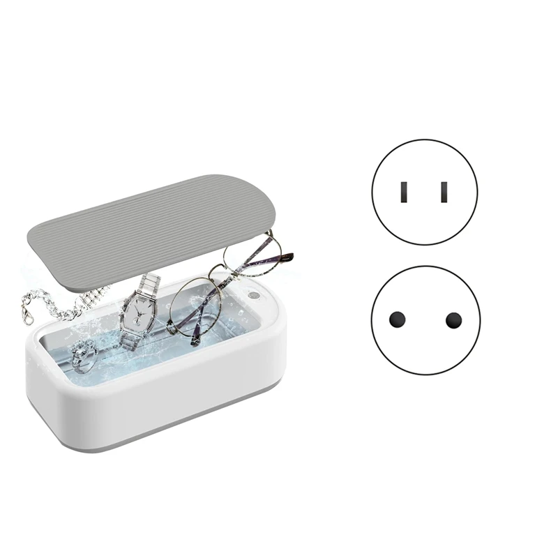 Ultrasonic Glasses Cleaner Machine,Portable Professional Sonic Jewelry Cleaner For Eye Glasses,Earring,Necklaces