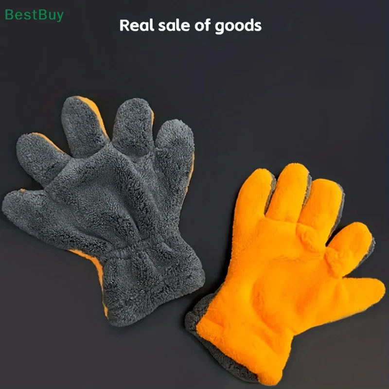 Car Body Interior Cleaning Towel Gloves