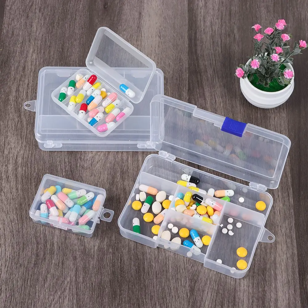 12 Styles Plastic Clips Boxes Storage Box Jewelry Diamond Container Pill Storage Supply Craft Bead Holder