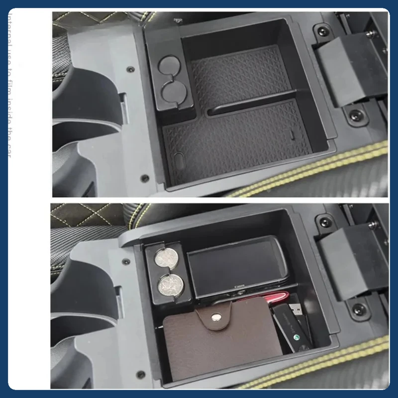 For Toyota Tacoma 2019-2023 Center Console Armrest Storage Tray, Balancing Decoration and Practicality,Decorative Accessories