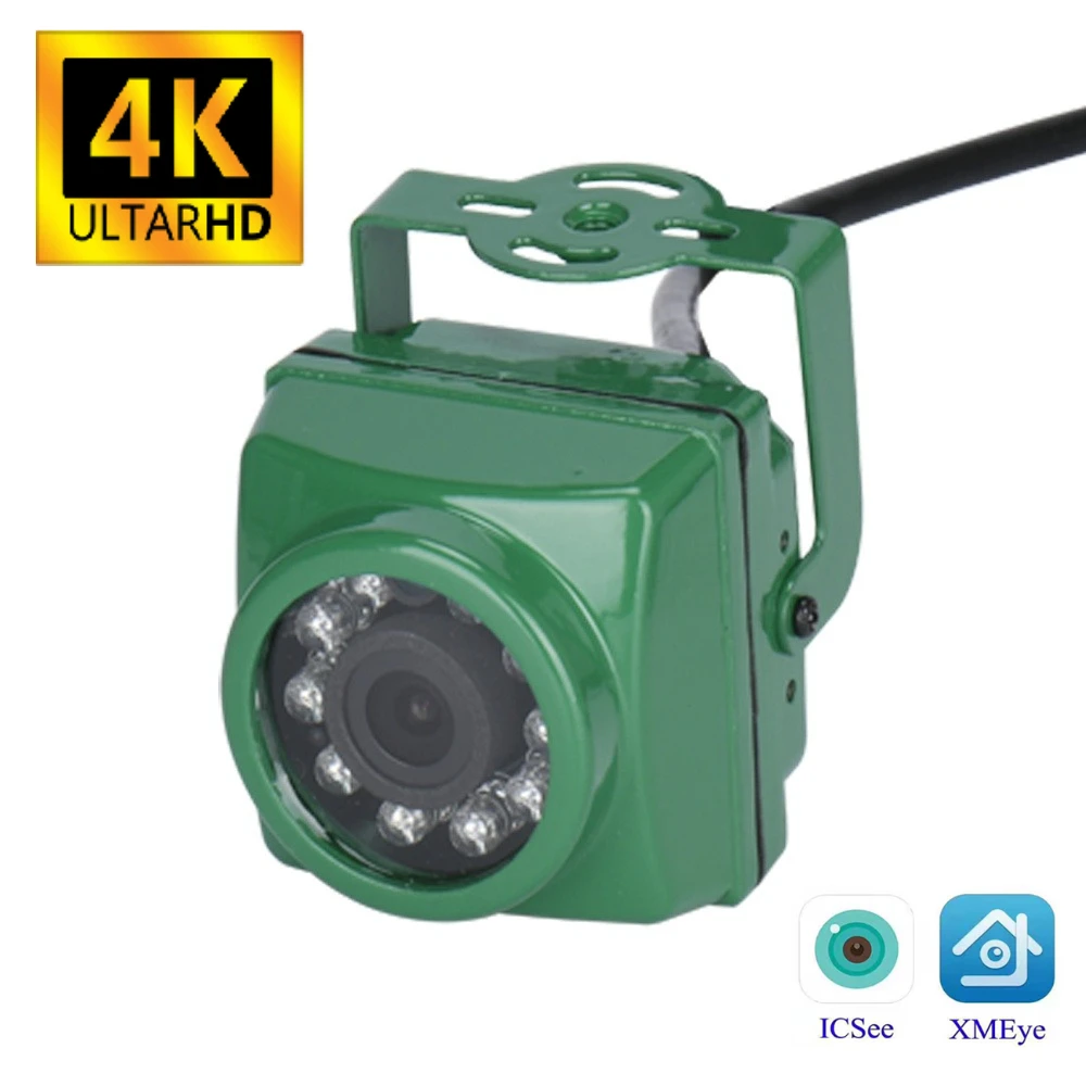 Xmeye Mini Outdoor Waterproof POE IP Camera UltraHD 8MP IMX415 IMX307 IMX335 Security Camera Night Vision Motion Detection icsee