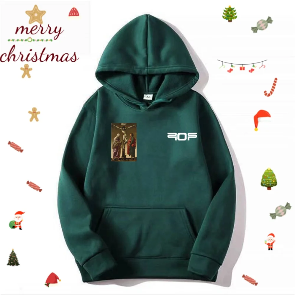 2025 Men Women Casual Sweatshirts Christian Hoodies Fleece Warm Sports Tops Unisex Fashion Hooded Pullover Man Winter