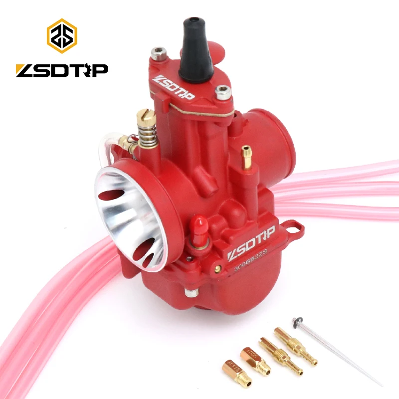 ZSDTRP For KEIHIN 2T 4T Engine Motorcycle PWK 21 24 26 28 30 32 34mm Carburetor with Power Jet