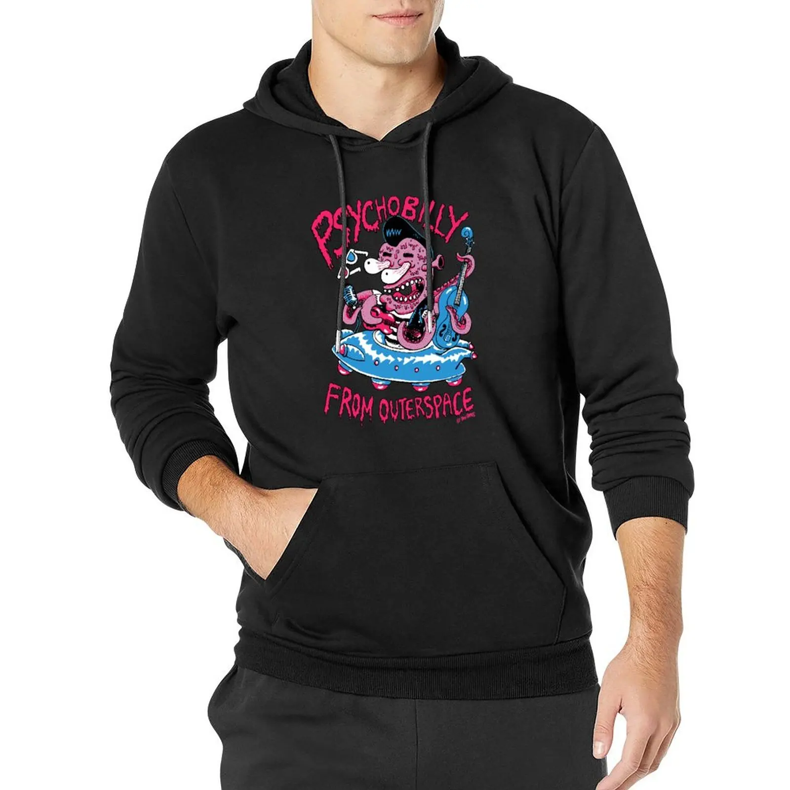 

Psychobilly from outerspace Pullover Hoodie men's sweat-shirt japanese style men's hoodie sweatshirt