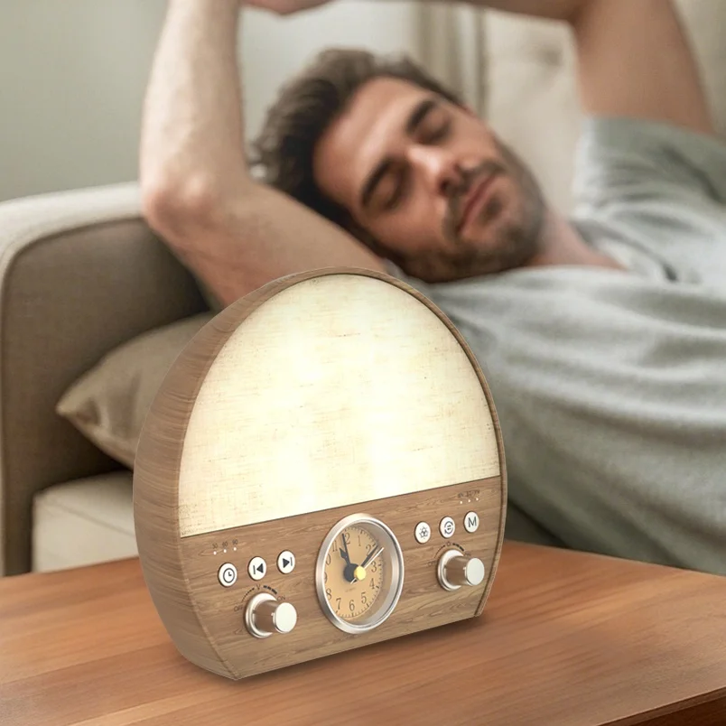 

HiFiD Smart Sleep Lamp BT Alarm Clock Sleeping Aid Light White Noise Sleep Sound Machine for Baby Adult Office