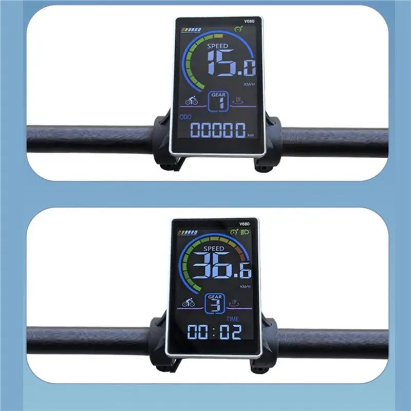 

Dropship-Electric Bicycle Display V680 24V 36V 48V 52V 60V Color E-Bike Display Ebike Conversion Kit Accessories