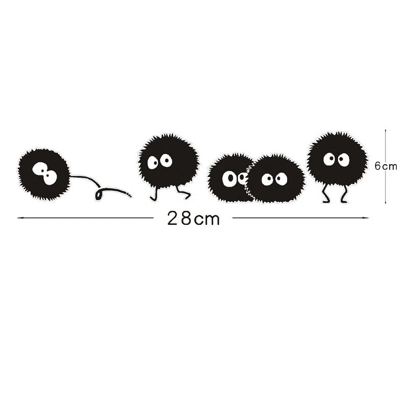My Neighbor Totoro Cartoon Anime Car Stickers Personalized Funny Decals for Motorcycle Body Modification Decor view 6