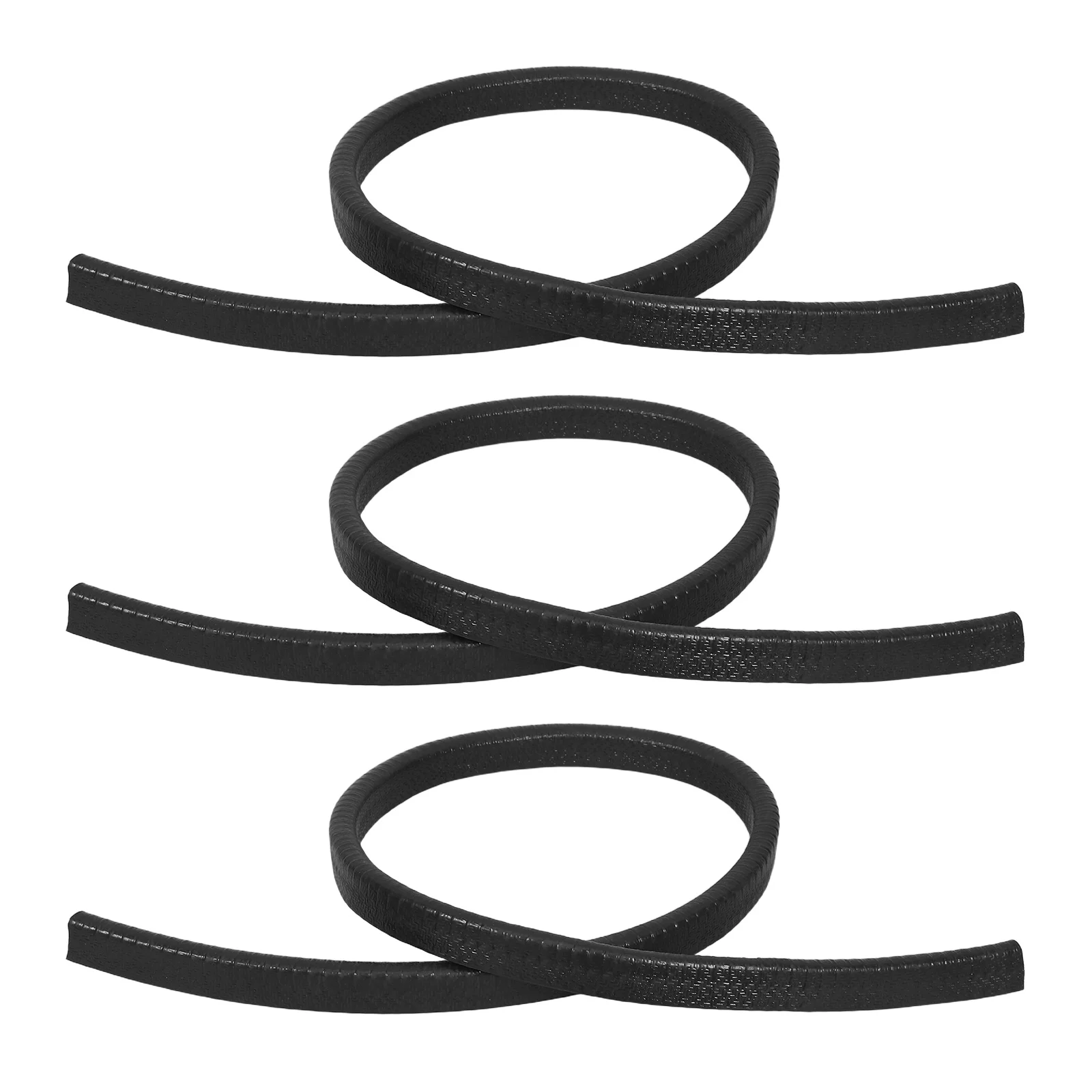 

3 Pcs Spicy Towel Anti-slip Pad Chamber Bottle Flange Sealing Ring Gasket Universal Parts Black Base Pot Child