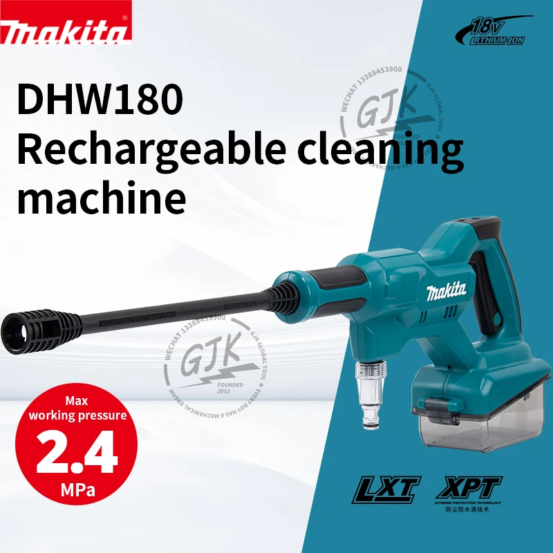 Makita DHW180 Cordless Washer 18V Lithium Tools Cleaning Family Edition Efficient Clean Power Tools