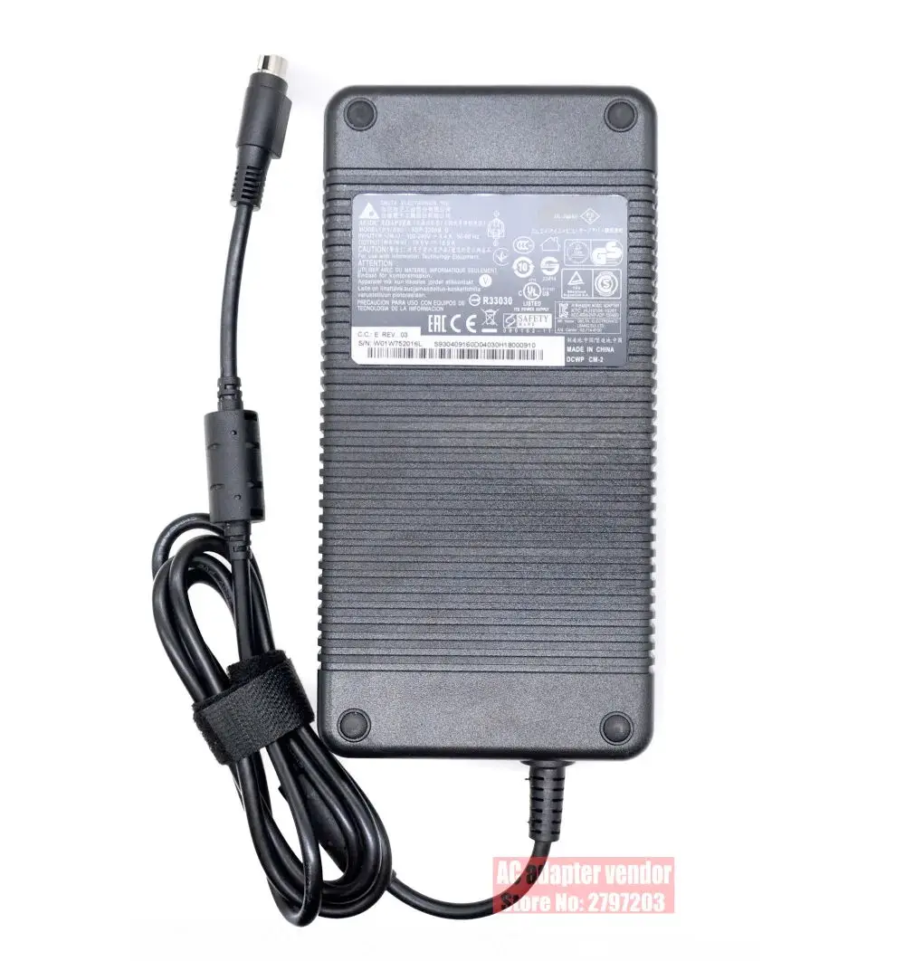 

ADP-330AB D 330W 19.5V 16.9A AC Adapter A17-330P2A A15-330P1A A330A002L Laptop Charger For MSI GT80 GT62VR GT73VR GT75 GAMING