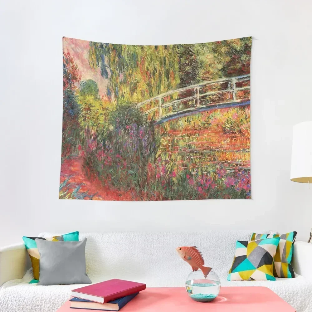 

HD. Water Lily Pond, by Claude Monet. HIGH DEFINITION Tapestry Decoration Bedroom Decoration For Bedroom Tapestry