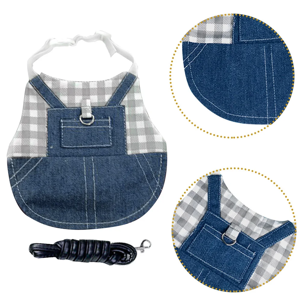 

1 set Small Pet Harness Leash Set Adjustable Rabbit Harness Kit For Bunny Guinea Pig Ferret Outdoor Walking Pets Traction Rope