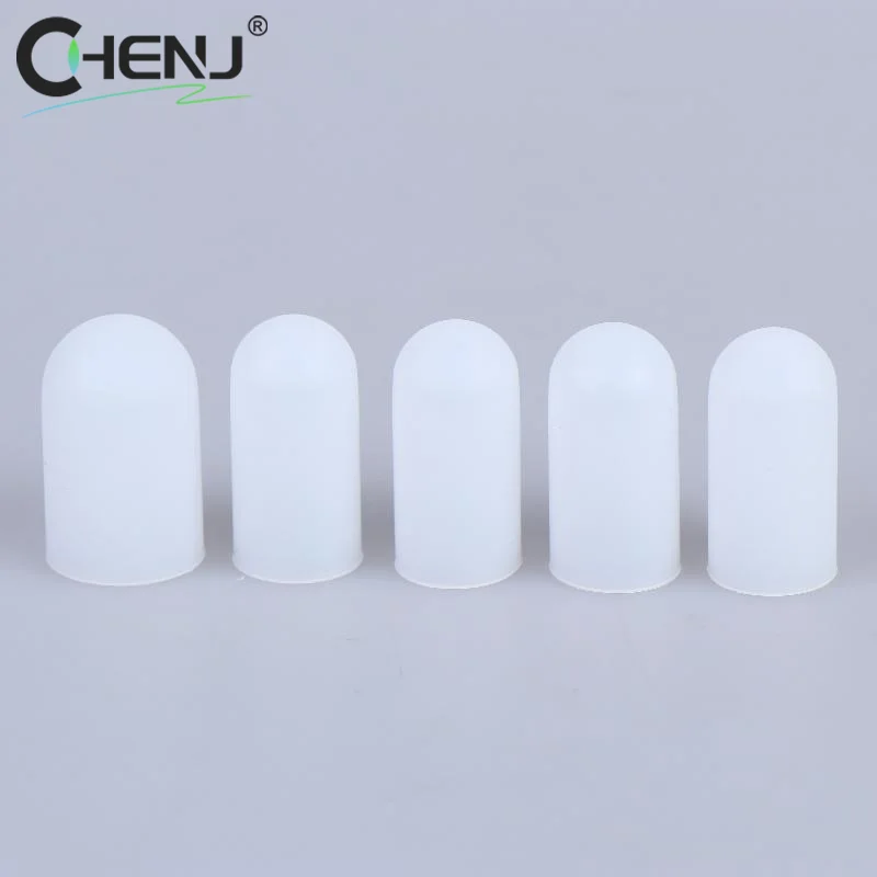 

[J]5/10Pcs Silicone Finger Protectors Heat Resistant Anti Slip Anti Scalding Antistatic Finger Cots Single-Finger Cover