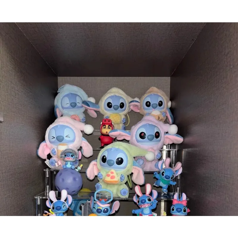 ตุ๊กตาสติทช์จากดิสนีย์ คอลเลคชั่นกล่องสุ่ม ของตกแต่งกระเป๋า พวงกุญแจดีไซน์น่ารัก อุปกรณ์เสริมแฟชั่นสำหรับตกแต่งกระเป๋า