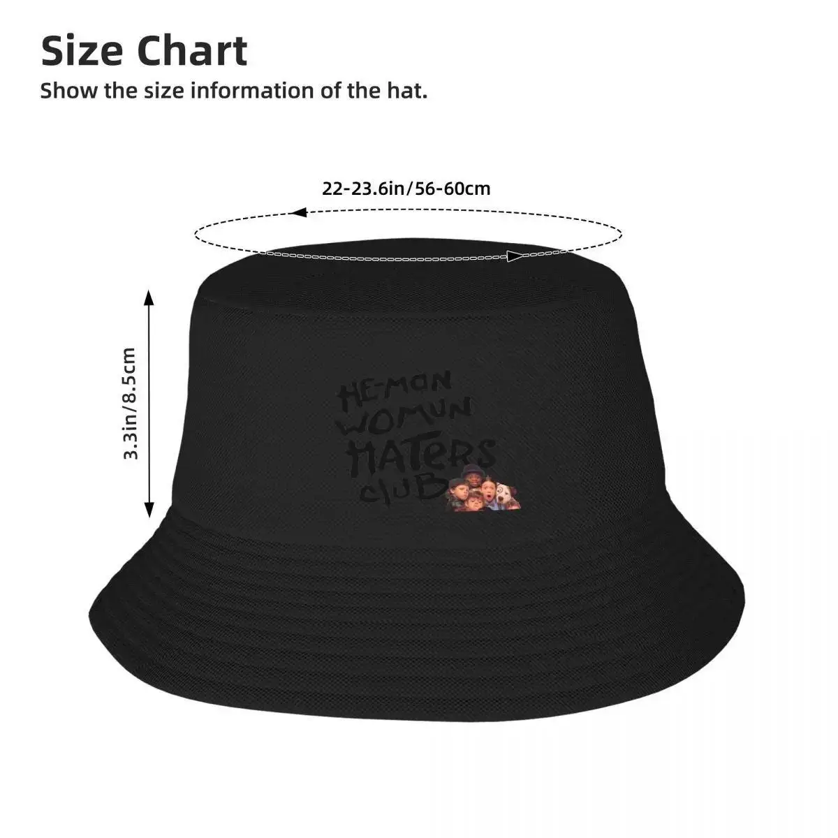 The Little Rascals He-Man Womun Haters Club قبعة بحافة قبعة الصيد قبعة رجل فاخر قبعات النساء الرجال