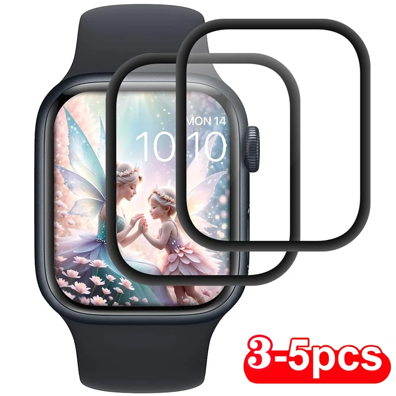 

Protector Film For Apple Watch 46mm 45mm 44mm 41 40 38 42mm 49mm Curved Screen Protectors iwatch series Ultra 11 10 9 8 7 SE 6 5