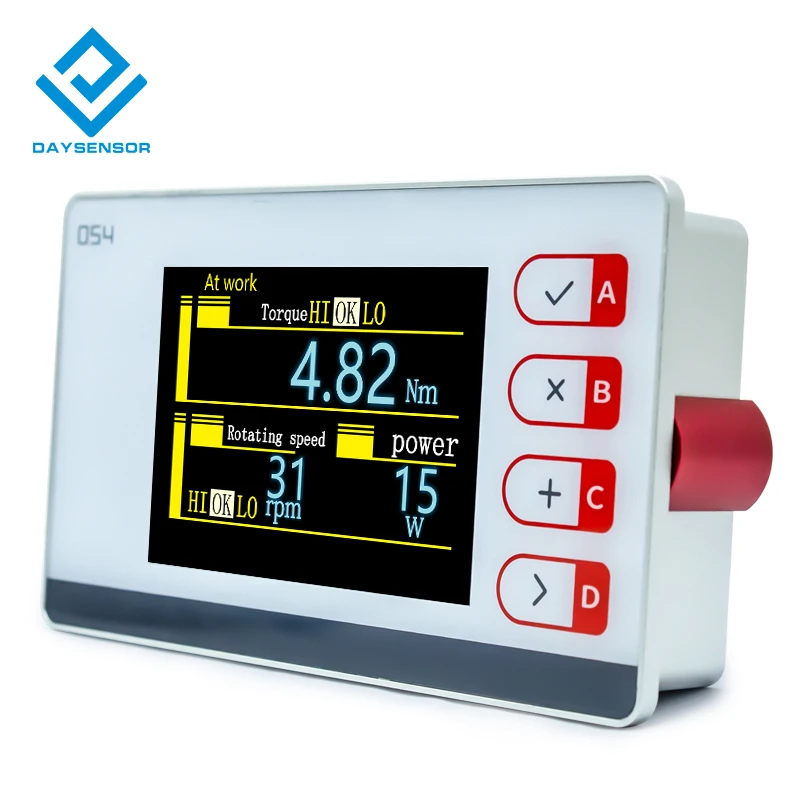 

D054 Force Gauge Measuring Instrument Weighing Display Control Equipment Dynamometer RS485/Ethernet Functions