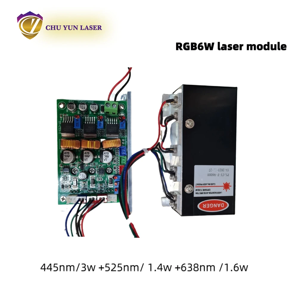 DC 12V rgb6w white color for laser module Red/Blue/Green ttl or analogue support OEM ODM