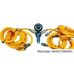 Air manifolds with digital gauge 4 way air hose tire inflation deflation kits