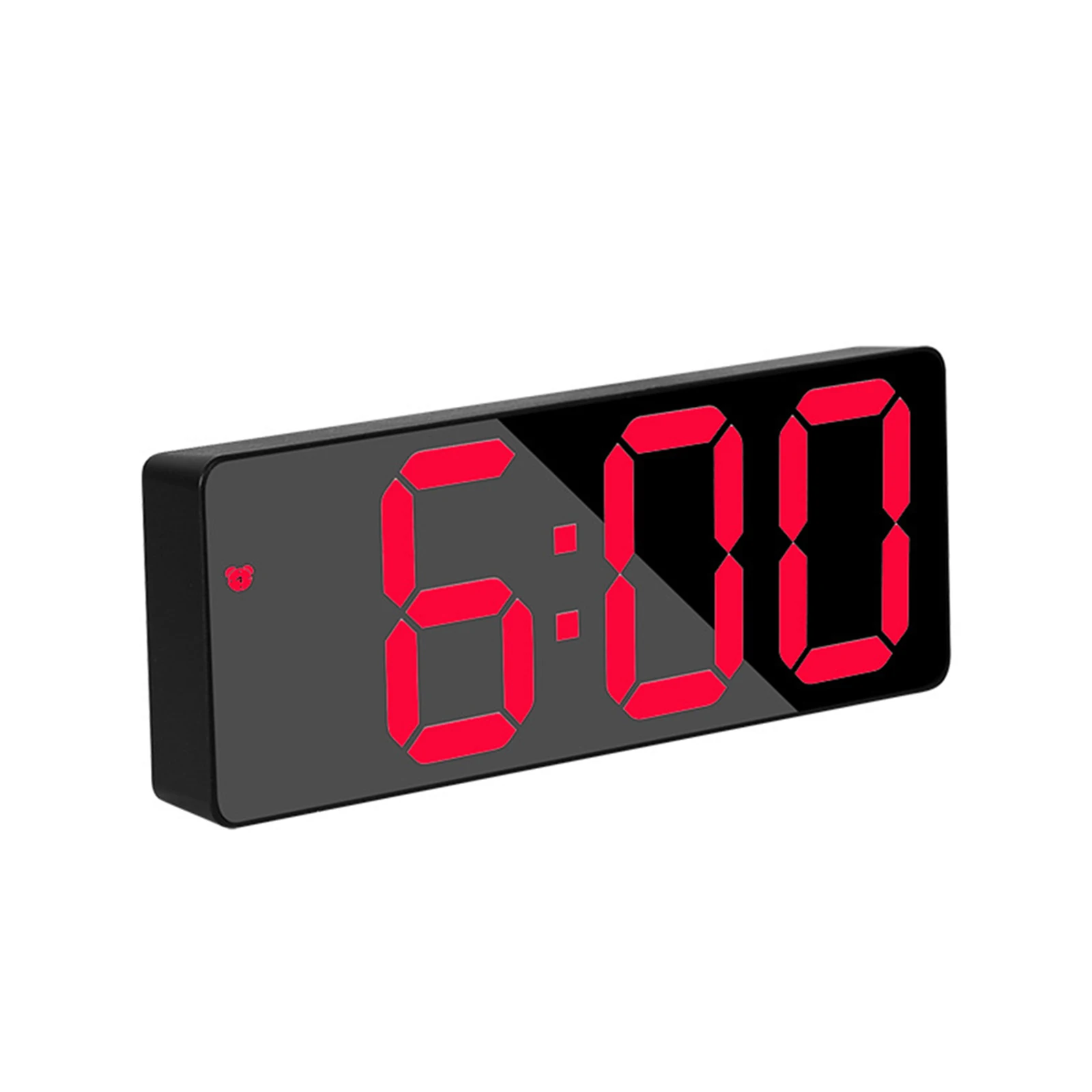 LED Screen Digital Alarm Clocks Living Room Smart Home Table USB Cable User Manual 12/24Hr Bedside Desktop Dimmable