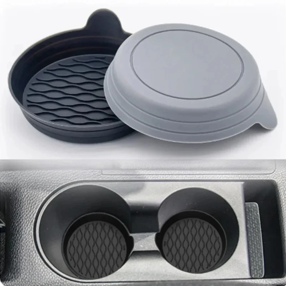 

Car Coaster Non-Slip Silicone Mat For Car Water Cup Auto Interior Anti-Slip Cup Pad Drink Holder Mat Decoration Accessories