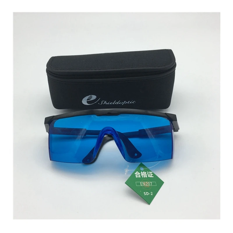 OD4+ He-Ne Laser Protective Goggles For 632.8nm 150nm-340nm & 600nm-700nm Safety Glasses