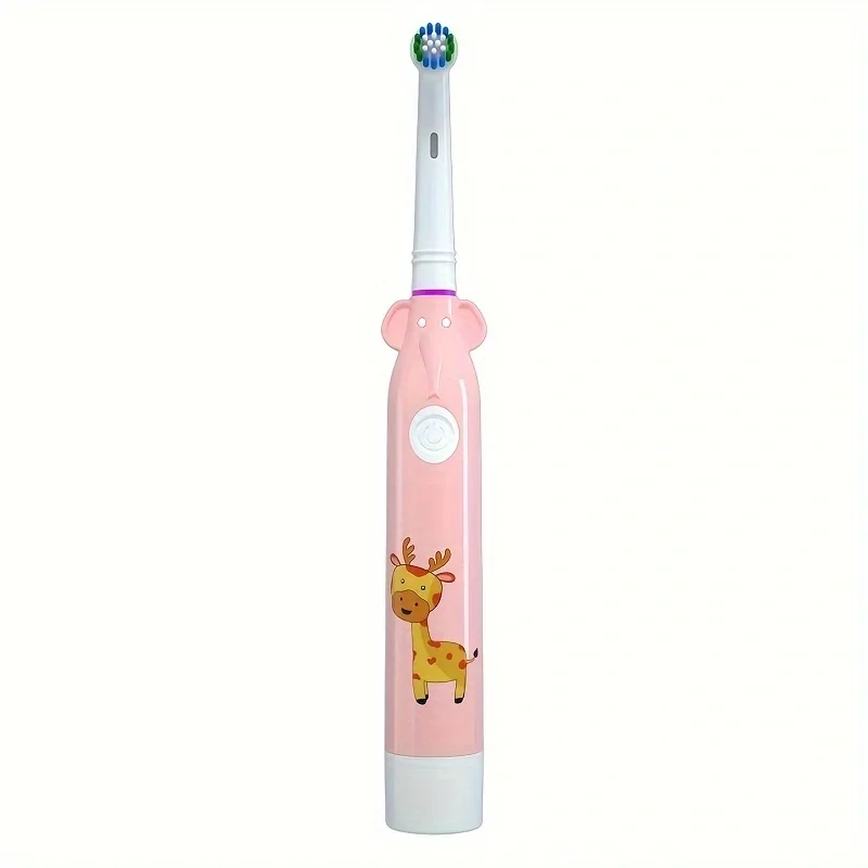 Rotation Electric Toothbrush Portable Waterproof Cartoon Tooth Brush Tartar Removal Teeth Whitening Cleaning Oral Care
