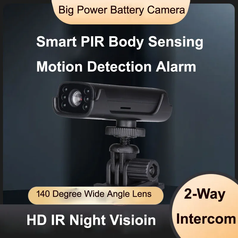 Minicámara inalámbrica HD 1080P, videocámara de seguridad para el hogar, visión nocturna, vista remota, Wifi, videovigilancia