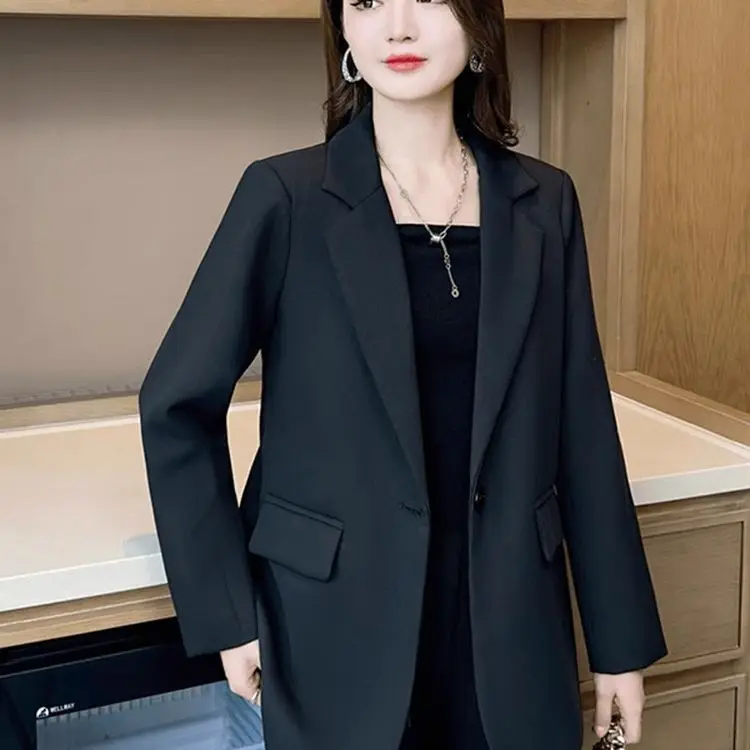 

Women'S Suit Female Clothing Elegant Woman Blazer Petite Placket Modern Garment Removable Woman'S Tying Look Fahison Fat Special