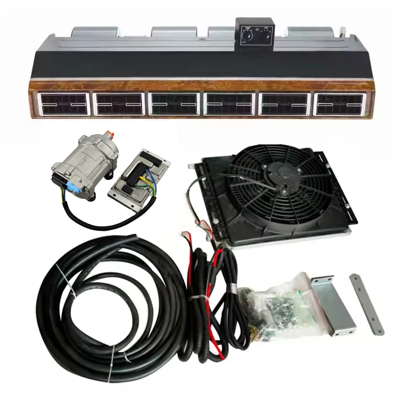 

Электрический парковочный испаритель переменного тока 12/24 В, мини-автомобильный кондиционер с хладагентом R134a