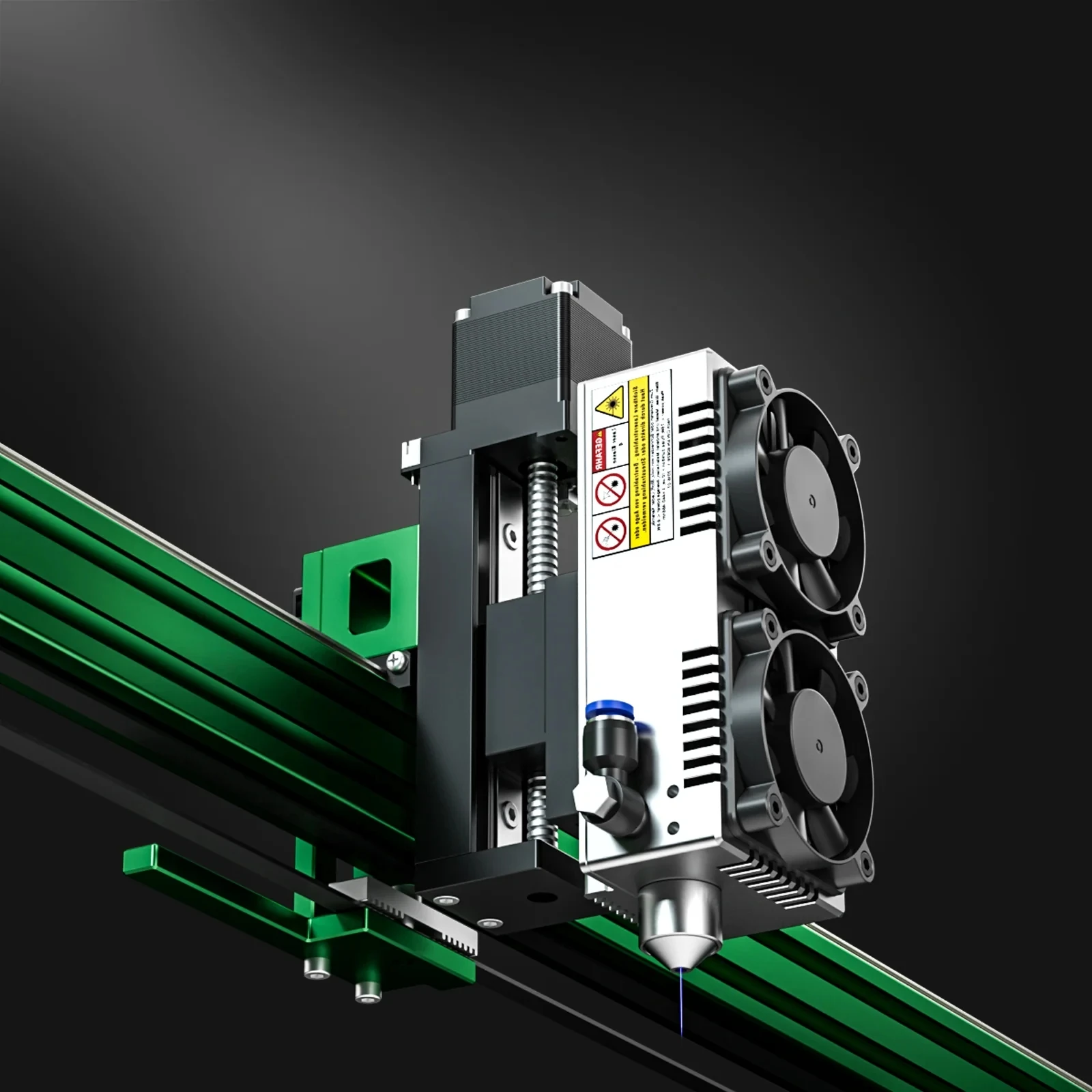 MAX 4 E80 24W Engraver 4 Axis Metal Wood Engraving CNC Cutter Machine Basic Kit+Honeycomb Board+Air Pump