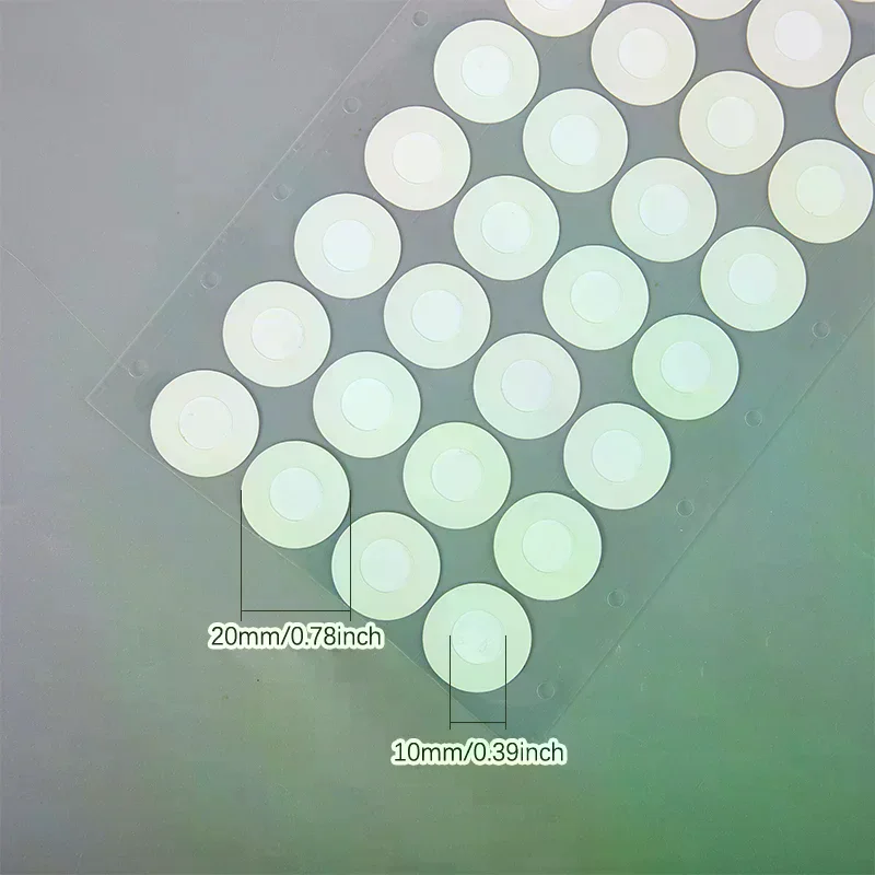 32pc/sheet Synthetic Sterile Mesh Filter Paper Stickers 20mm Hydrophobic Breathable Membrane for Mushroom Cultivation Wide