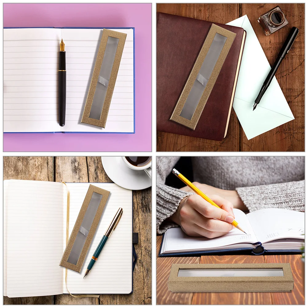 

3Pcs Pen Gift Boxes Paper Fountain Pen Display Box Packing Case for Birthday Ceremony Award Box Pencil Holder Pencil Case