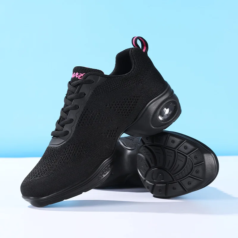 Women's Breathable Mesh Dance Sneakers Jazz Casual Training Dance Shoes for Competition Loafers Shoes Women Fashion Sneakers