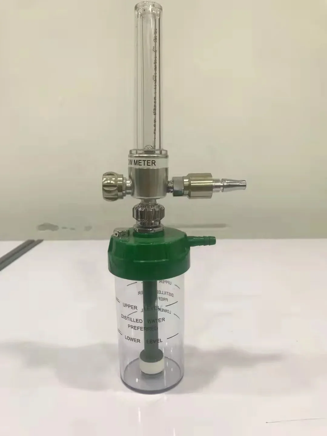 الاستخدام الطبي. مقياس التدفق محول قياسي بريطاني مثبت على الحائط لعلاج الجهاز التنفسي #2