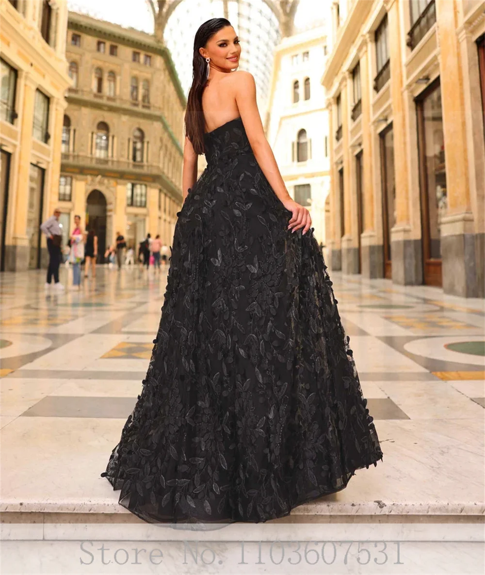 Elegante Sweetheart Kraag Off The Shoulder Applique Kanten Tule Prom Dress Voor Vrouwen Backless Court A-Line Prom Gown فستان الزفات