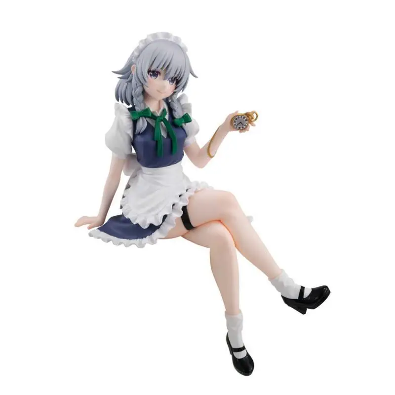 Original FURYU TouHou Project Noodle Stopper Izayoi Sakuya Maid costume Anime Action Figure Model Toys Gift for Birthday