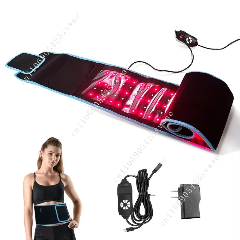 

49.6inch Red Infrared LED Light Therapy Belt 660nm 850nm Near Infrared Led Wrap Pain Relief for Body
