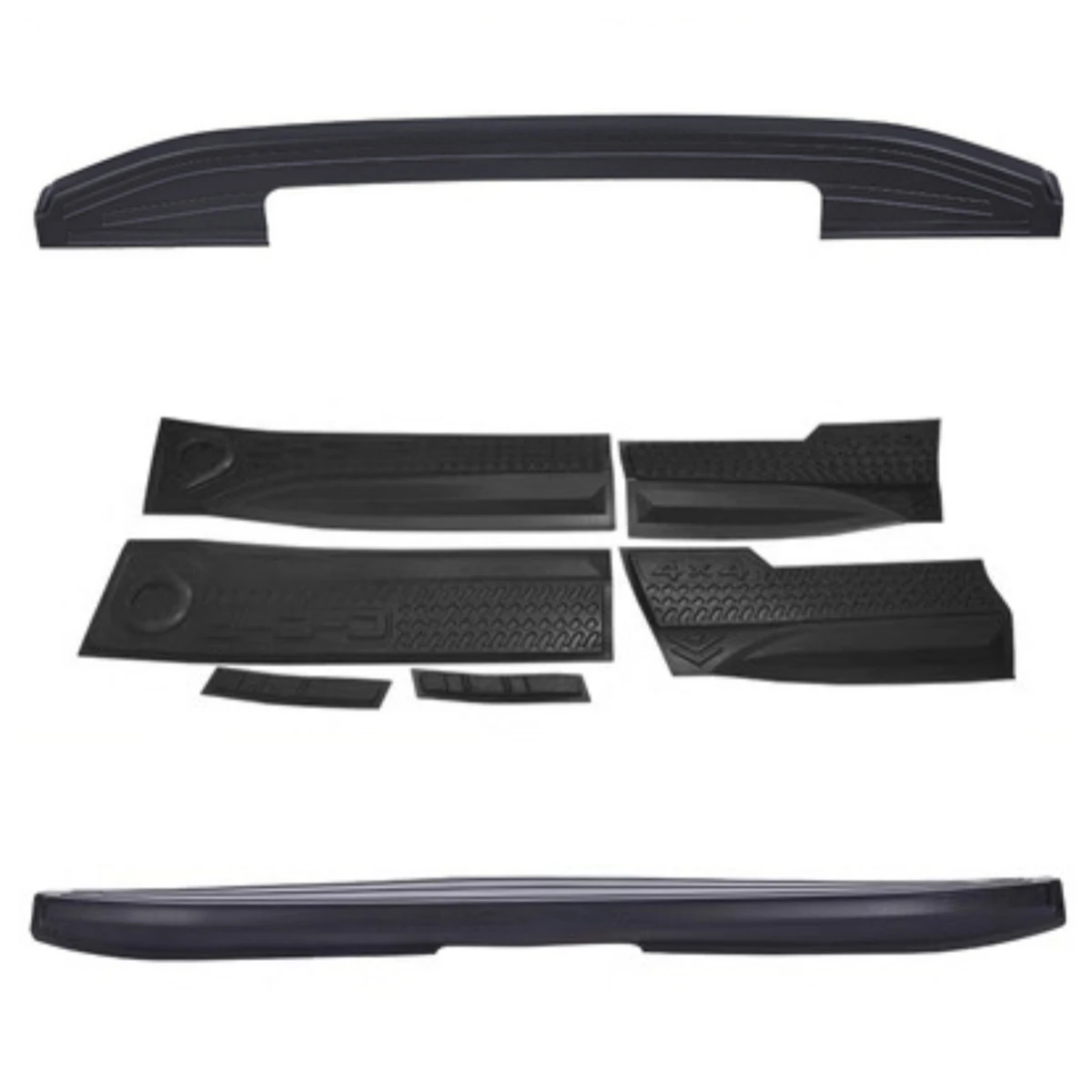 Body Kit ABS Material Black Tail Wing for POER Convert Door Trim Car Accessories