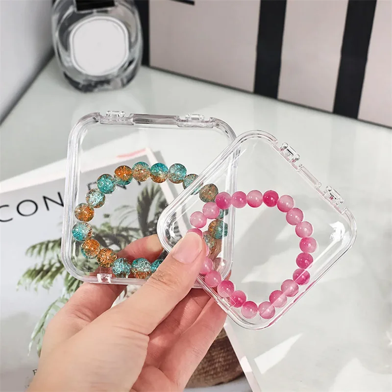 

Transparent Jewelry Box Anti-tarnish Display Case for Bangle and Bracelet Desktop Jewelry Showcase〔CC88〕